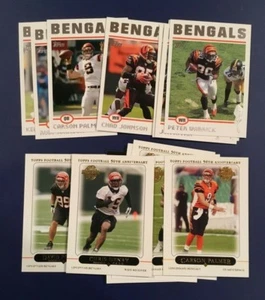 2004+2005 Topps CINCINNATI BENGALS Complete Team Set Lot 19 PALMER-OCHO-WARRICK+ - Picture 1 of 1