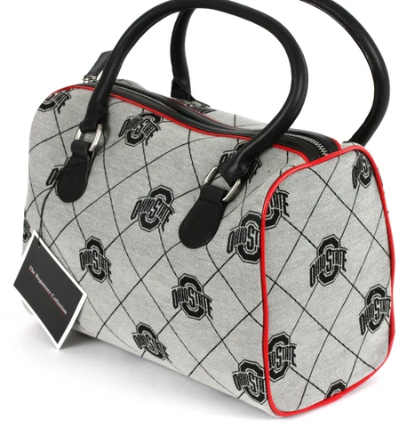 Collegiate Jacquard Bowler Style Purse-Bagmore Collection Cover