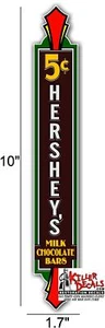10" -BARRA DE CARAMELO VERTICAL HERESHEY PARA ENFRIADOR DE MÁQUINA EXPENDEDORA DE REFRESCOS - Imagen 1 de 1