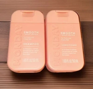 Monday Smooth Shampoo/Conditioner Set - 1,69oz/Reise - lockiges/krauses Haar - Neu - Bild 1 von 2