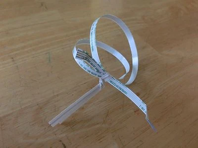 Hamburg-SH Ribbon Cable E235863 AWM 20798 80C 60V VW-1 4-Pin 3/8" Wide /15" Long - Image 1 of 2