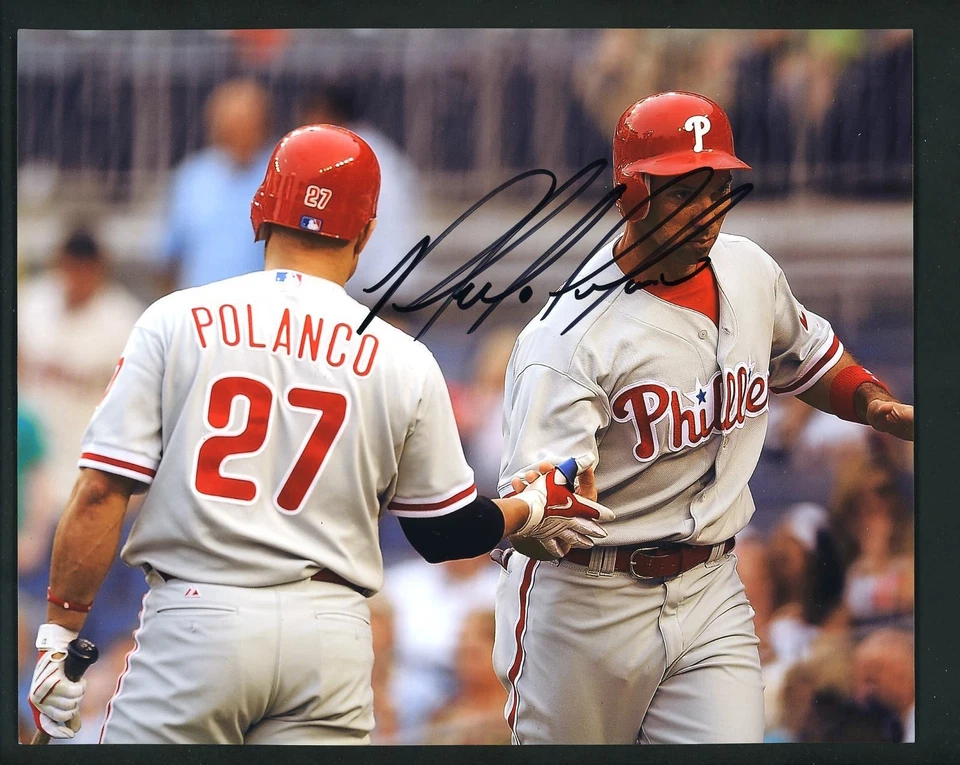 Placido Polanco Signed Autographed 8 x 10 Photo Philadelphia Phillies - Image 1 of 1