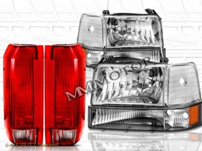 92-96 FORD BRONCO F-150 / 250 / 350 FAROS ESQUINEROS PARACHOQUES LUCES + LUCES TRASERAS Foto 1 de 4