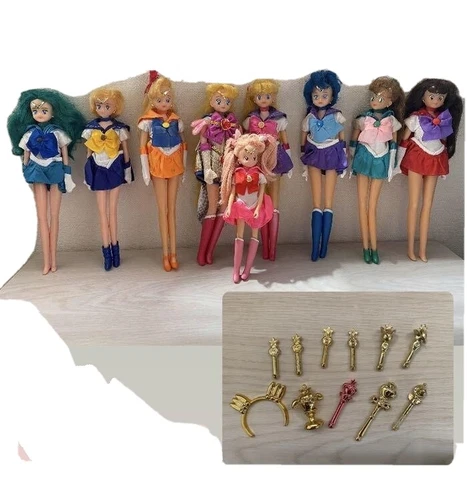 I020  Sailor Moon World Doll Mini Collection Set Bandai vintage Doll Cover