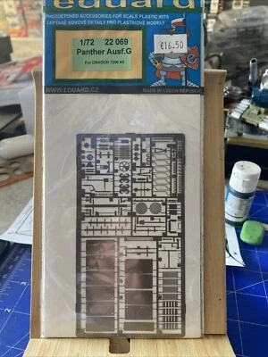 Eduard Cod. 22069 Scala 1/72 Fotoincisioni Per Panther G - Immagine 1 di 4