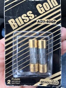 Buss Gold plated 60 amp fuse 2 pack