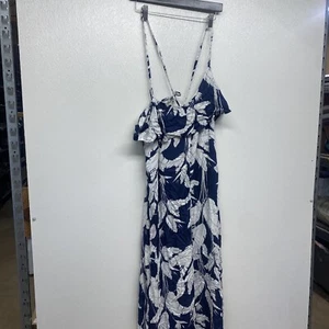 Roxy Vestito Maglione Donna Sweety Smile Floreale Taglia XL Blu Navy #k2 - Foto 1 di 8