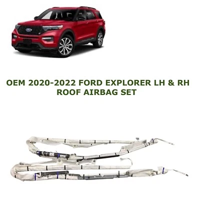 2020 2021 2022 2023 2024 Ford Explorer LH & RH roof airbag SET - Image 1 of 4