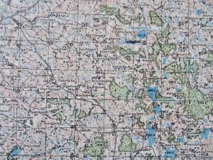 Kudever' Russia Pskov Oblast c. 1943 WWII rare German detailed topo map
