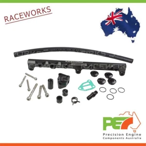 New *RACEWORKS* Fuel Rails To Fit Nissan Silvia/200SX S14/S15 SR20 (2.0L)- Black - Imagen 1 de 4