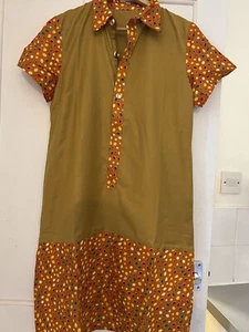Ankara dress, african dress, ankara Infinity print maxi dress size Uk 10 - Picture 1 of 8