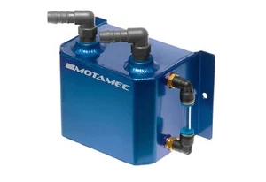 Motamec Alloy 1 Liter Oil Catch Tank Aluminium eloxiert Farbe BLAU - Bild 1 von 1