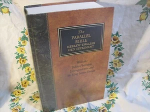 The Parallel Bible (Hebrew-English Old Testament) Hardcover 2003 - Picture 1 of 5