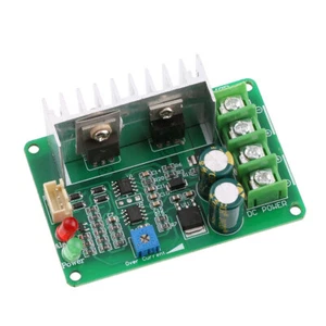 DC Motor Speed Control PWM Adjustable Current Limit 15A 12V 24V 36V - Picture 1 of 6