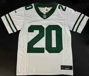 Camiseta Mediana Breece Hall #20 Vapor FUSE Blanca Elite Quality New York Jets - Imagen 1 de 10