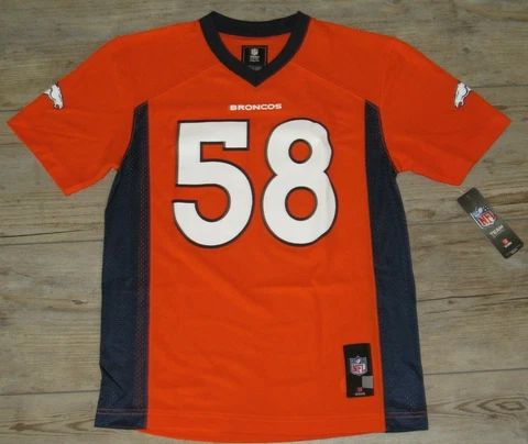Denver Broncos Von Miller #58 Orange Football Jersey Size Youth Large Cover