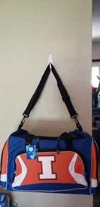 ILLINOIS FIGHTING ILLINI NCAA Roadblock Duffel Bag Gym Bag by Concept One - Picture 1 of 5