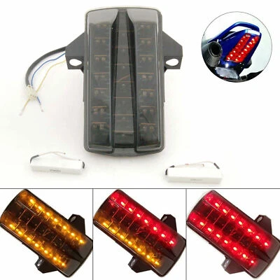 Integrated LED TailLight Turn Signals for SuzE2i SV650/SV1000 2003~2013 Smoke - Image 1 of 3