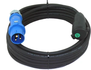 CEE Mennekes Stecker auf Schuko Adapterleitung 3x1,5 Camping Caravan 5m - Bild 1 von 6