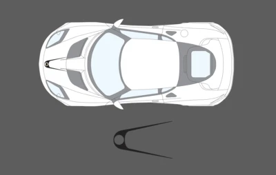 Se adapta a Lotus Évora capó nariz flecha estilo calcomanía rayas gráficos GT410 - Imagen 1 de 4