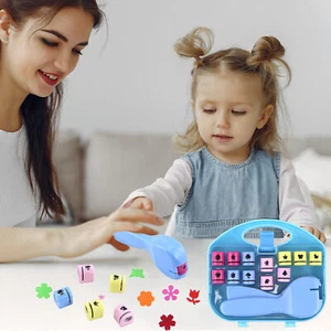 Educational Hole Punch Kids Shape 12 Pattern Craft Set for Adults Diy Scrapbook - Photo 1/11