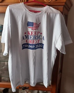 Donald Trump 2020 Keep America Great Pre- Shrunk T-shirt! XXL New! Never Used! - Picture 1 of 4