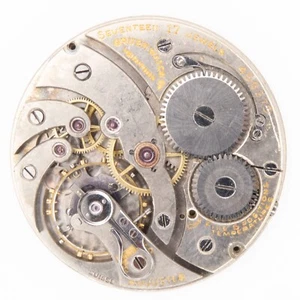 Movimiento Reloj Bolsillo Antiguo Gruen Verithin 38.7 x 6.3 mm 17 Joyas 6 Ajustes - Imagen 1 de 4