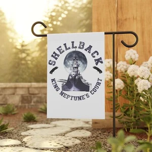 US Navy Militär Shellback Schlachtschiff Garten & Haus Banner - Bild 1 von 6
