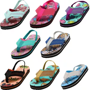 Norty Toddler Baby Boys Girls Thong Elastic Slingback Flip Flop Flat Sandal - Picture 1 of 57