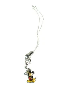 Vintage Disney Mickey Mouse Keychain Charm Clip Zipper Pull Mini Mickey Charm - Picture 1 of 10
