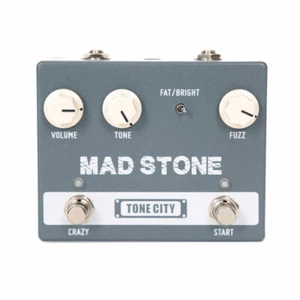 Tone City Mad Stone Classic Germanium Diode Fuzz Guitar Pedal + Octave Up TC-T37 - Foto 1 di 4