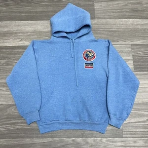 Sudadera con capucha Levi's Vintage True vintage 80s para adulto XS Azul bebé parcheado equipo de EE. UU. - Imagen 1 de 10