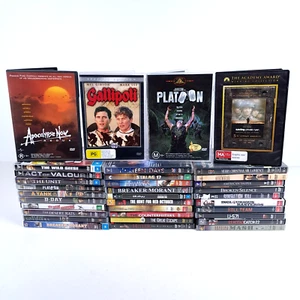 34 War / Miltary DVD's Fims & TV Series - WW1 WW2 Vietnam  - Region 4 AUS - Picture 1 of 9