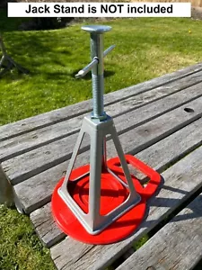 Set of 4 Super Tough Jack Stand Plates for Caravans & Motorhomes **NO JACKS** - Picture 1 of 4