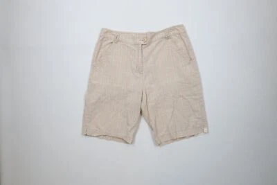 Bermudas chinas vintage años 90 Woolrich para mujer 12 desgastados pastel Seersucker Foto 1 de 4