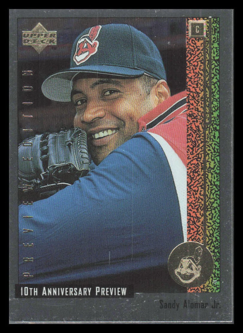 1998 Upper Deck #17 Sandy Alomar Jr. 10th Anniversary Preview
