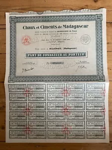 CHAUX & CIMENTS DE MADAGASCAR (H5) - Imagen 1 de 1