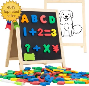Magnetic Letters and Numbers for Toddlers Magnetic Board for Kids ABC Alphabet - Picture 1 of 7