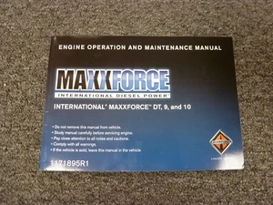 2011-2013 International Maxxforce DT 9 10 Manuale di manutenzione operatore proprietario 2012 - Foto 1 di 1