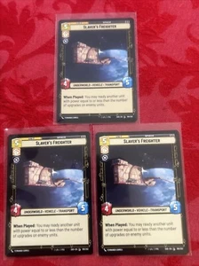 3x Star Wars Unlimited - Slaver's Freighter - Shadows of the Galaxy (SHD) x3 - Picture 1 of 6