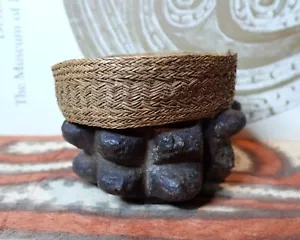 Trobriand Islands Woven Fibre Armband Body Ornament Vintage c 1960s PNG 3 - Picture 1 of 11