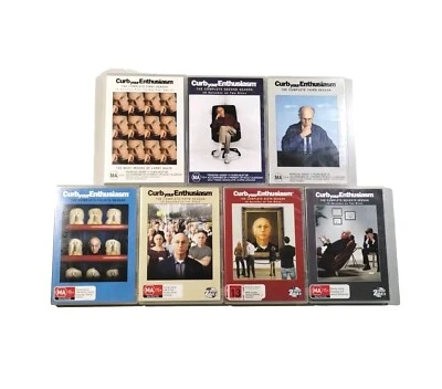 Curb Your Enthusiasm Season 1 2 3 4 5 6 7 Larry David Cult Comedy DVD R4 VGC - image 1 of 4