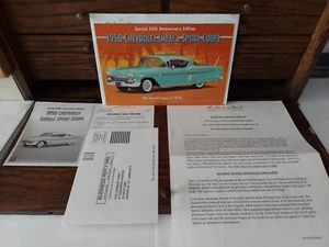 Danbury Mint 1958 Chevy Impala Sport Coupe 50th Brochure, Order Form Mailer - Picture 1 of 6