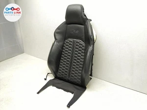 2019-24 AUDI RS5 FRONT RIGHT SEAT BACK CUSHION UPPER LEATHER COVER HEADREST B9 - Picture 1 of 9