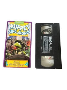 Muppet Sing Along Muppet Treasure Island VHS Tape Used Jim Henson - Picture 1 of 2