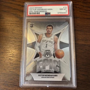 Mosaico Panini 2023-24 - Epic Performers Victor Wembanyama #12 (RC) - Imagen 1 de 2