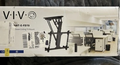 Soporte de TV de techo abatible motorizado eléctrico Vivo para pantalla de 32" a 70" Foto 1 de 4