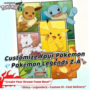 Pokémon Legends ZA Shiny/Alpha 6IV Custom Pokémon ⚔️ PvP Ready | Fast Delivery - Picture 1 of 2