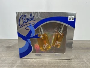 VTG New Revlon CHARLIE Cologne Spray 1.3 fl oz / 38.4 ml & 0.5 oz Set 1990’s - Picture 1 of 3