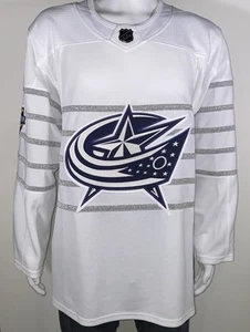 Columbus Blue Jackets NHL Adidas 2020 All Star Parley Jersey White Size 50 NWOT - Picture 1 of 9
